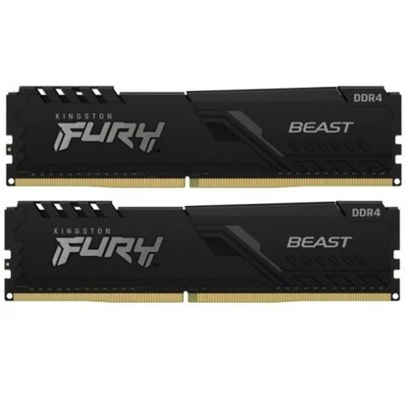 KINGSTON 32GB (2X 16GB) DDR4 3200MHZ DUAL KIT PC RAM BEAST KF432C16BBK2/32TR ürün görseli 1