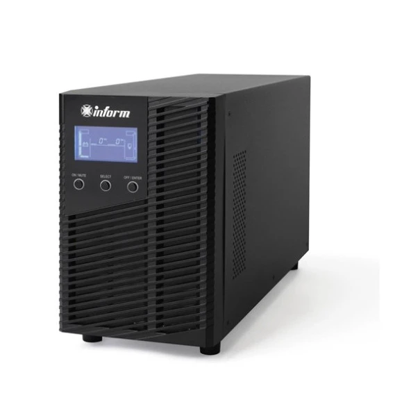 INFORM 2KVA SINUS EVO ONLINE 1/1F LCD EKRAN TOWER UPS 2x 12v 7amper ürün görseli 1