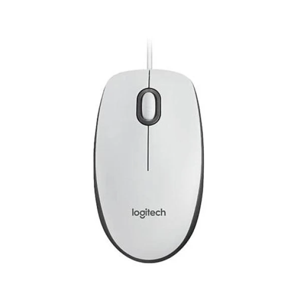 LOGITECH M100 Kablolu Mouse Beyaz 910-006764 - Resim 3