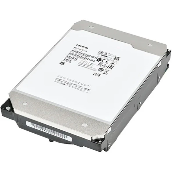 TOSHIBA 3.5" 22TB MG10AFA22TE 7200 RPM 256MB SATA-3 NAS ve Güvenlik Diski ürün görseli 1