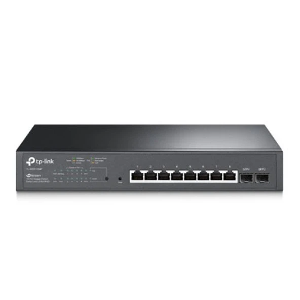 TP-LINK 10-PORT 150W 8PORT POE TL-SG2210MP GIGABIT 2X-SFP YÖNETİLEBİLİR SWITCH ürün görseli 1