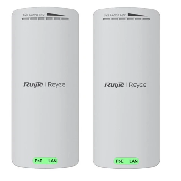 RUIJIE RG-EST100-E 300mbps 2.4ghz 500metreye kadar Harici Access Point 2-li Set ürün görseli 1