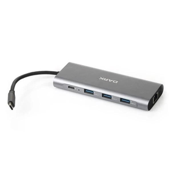 DARK DK-AC-U31X36 USB 3.1 Type-C - USB 3.0+ Ethernet/HDMI/TF SD Çoklayıcı ürün görseli 1