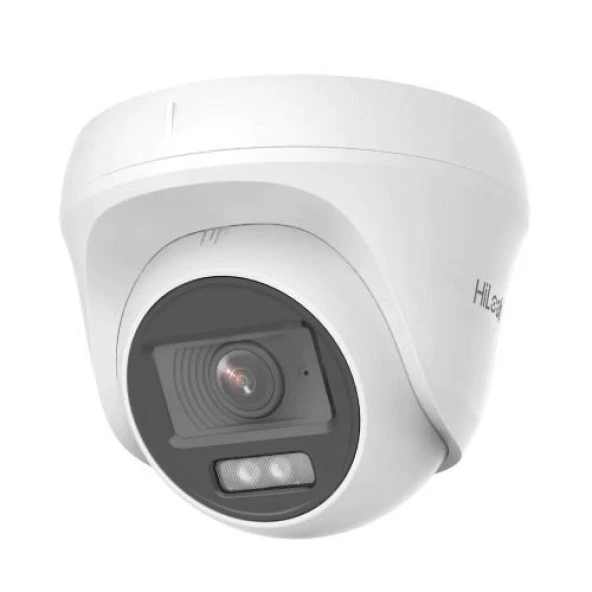 HILOOK 2MP DOME 2.8MM THC-T127-LPS Dual Light IR Kamera Dahili Mikrofon ürün görseli 1