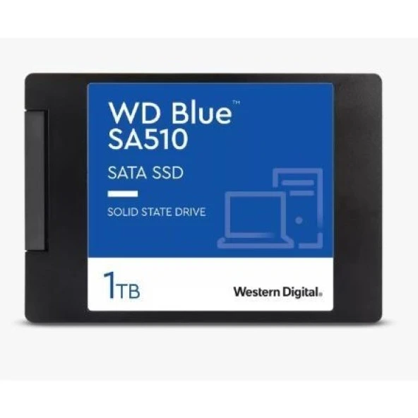 WD 1TB SA510 WDS100T3B0A 560-520MB/s SATA-3 SSD DİSK ürün görseli 1