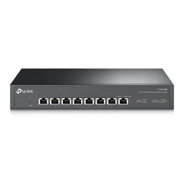 TP-LINK 8-PORT TL-SX1008 10-GIGABIT YÖNETİLEMEZ SWITCH ürün görseli 1