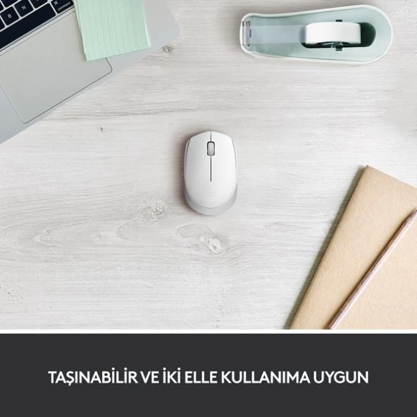 Logıtech M171 Kablosuz Mouse-Beyaz 910-006867 - Resim 3