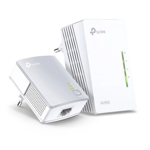TP-LINK TL-WPA4220KIT 600mbps AV600 Kablosuz 300mbps EV Ofis Tipi PowerLine Ağ Adaptörü 2-li paket ürün görseli 1