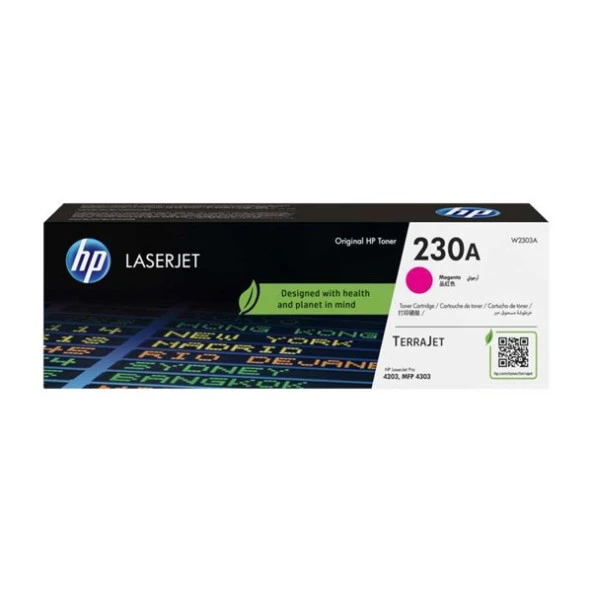 Hp W2303a (230A) Macenta Laserjet Toner 1.800 Sayfa ürün görseli 1
