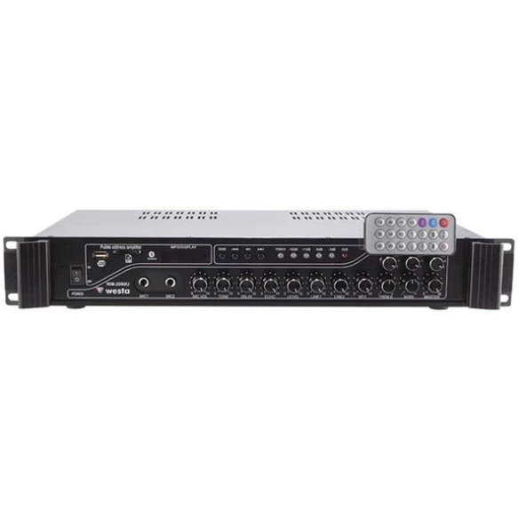 WESTA WM-2080U 100-200W 3-bölgeli Mikser Amfi ürün görseli 1