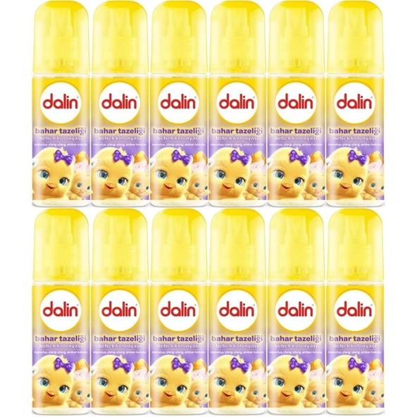 Dalin Bebek Kolonyası 150ML Bahar Tazeliği (Manolya-Ylang,Ylang-Amber Kokulu) (12 Li Set) ürün görseli 1
