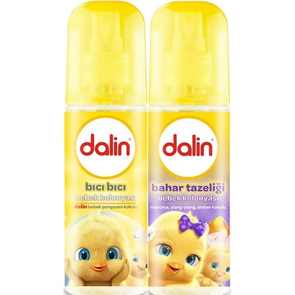 Dalin Bebek Kolonyası 150ML (Bıcı Bıcı Kokusu-Bahar Tazeliği) Karma 2 Li Set ürün görseli 1