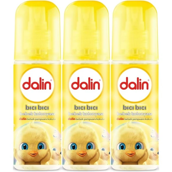 Dalin Bebek Kolonyası 150ML Klasik (Bıcı Bıcı Kokusu) (3 Lü Set) ürün görseli 1