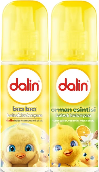 Dalin Bebek Kolonyası 150ML (Bıcı Bıcı Kokusu-Orman Esintisi) Karma 2 Li Set ürün görseli 1