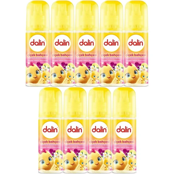 Dalin Bebek Kolonyası 150ML Çiçek Bahçesi (Menekşe-Yasemin-Limon Kokulu) (9 Lu Set) ürün görseli 1