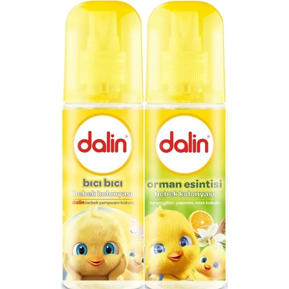Dalin Bebek Kolonyası 150ML (Bıcı Bıcı Kokusu-Orman Esintisi) Karma 2 Li Set ürün görseli 1