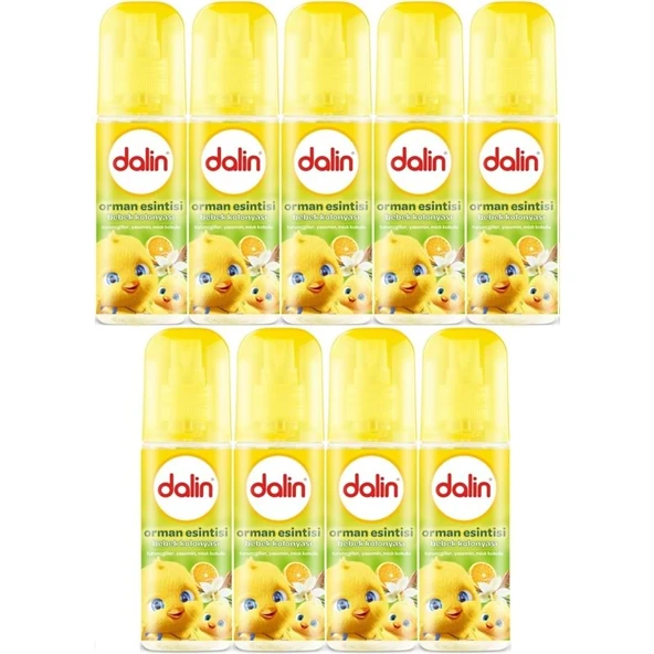 Dalin Bebek Kolonyası 150ML Orman Esintisi (Turunçgiller-Yasemin-Misk Kokulu) (9 Lu Set) ürün görseli 1