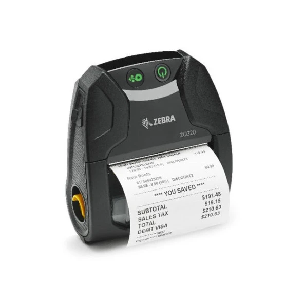ZEBRA 203dpi ZQ320 Termal Kablosuz Fiş Yazıcı ürün görseli 1