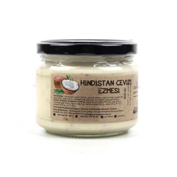 Gurmepark Hindistan Cevizi Ezmesi 300 g e ürün görseli 1