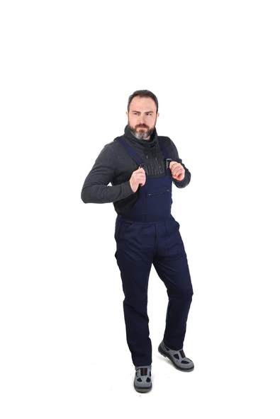 ESER - Gabardin Bahçivan Tulum - İş Tulumu - Lacivert - Resim 2