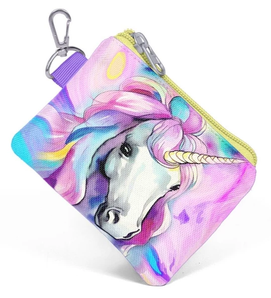Coral High Unicorn Bozuk Para Çantası - Kız Çocuk ürün görseli 1