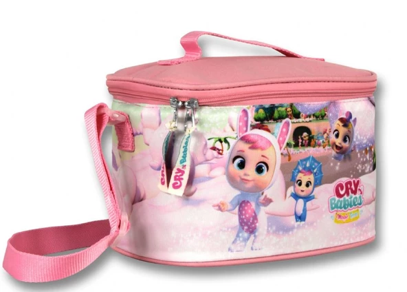 Ümit Çanta Cry Babies Tavşan Kulaklar Pembe Isı Yalıtımlı Beslenme Çantası - Kız Çocuk ürün görseli 1