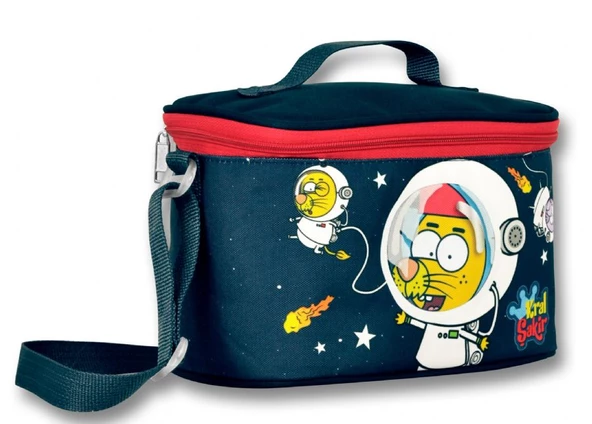 Ümit Çanta Kral Şakir Astronot Isı Yalıtımlı Beslenme Çantası - Lacivert-Kırmızı - Erkek Çocuk ürün görseli 1