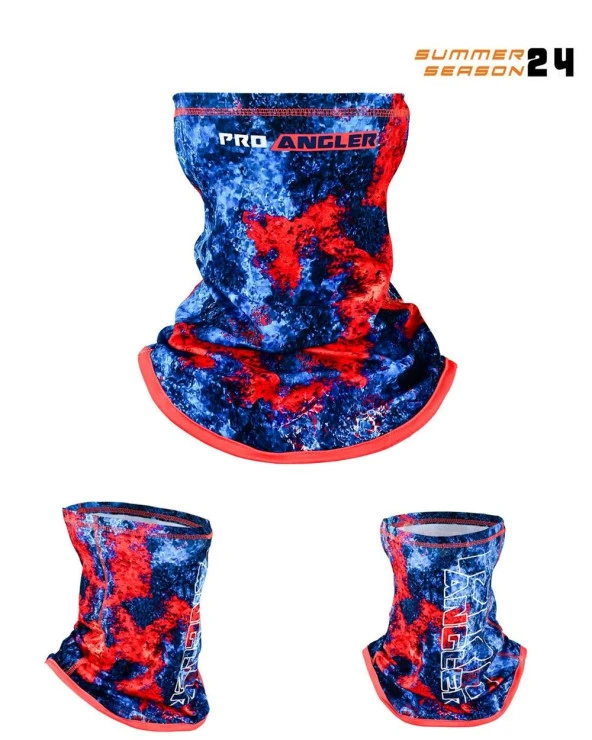 Fujin Pro Angler Neck Gaiter Boyunluk Red Reef ürün görseli 1