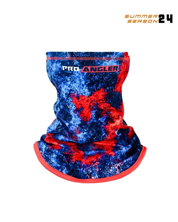 Fujin Pro Angler Neck Gaiter Boyunluk Red Reef - Resim 2