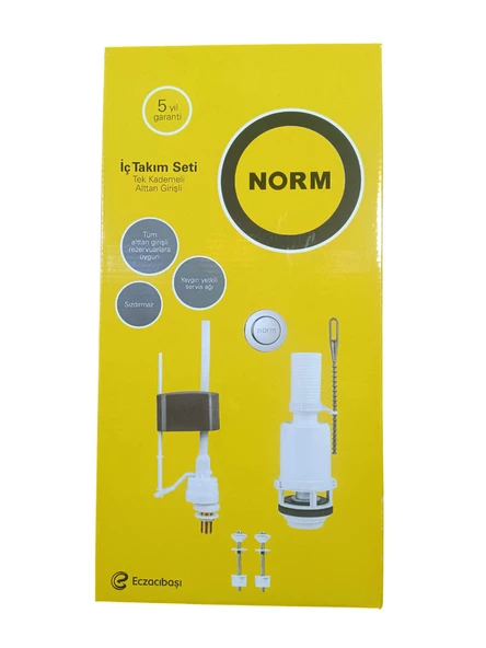 Norm Klozet Basmalı Rezervuar İç Takım ürün görseli 1