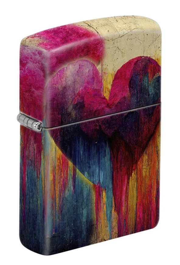 Zippo Heart Grafitti Dizayn Çakmak ürün görseli 1