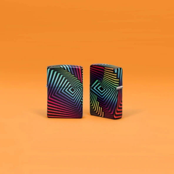 Zippo Rainbow Pattern Dizayn Çakmak - Resim 2