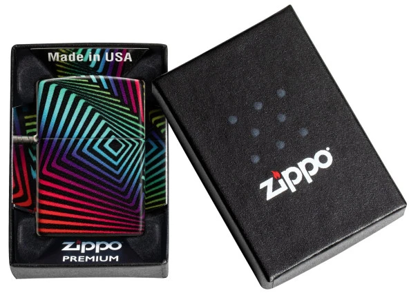 Zippo Rainbow Pattern Dizayn Çakmak - Resim 5