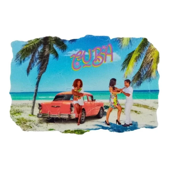 Küba Temalı Fresco Magnet ürün görseli 1