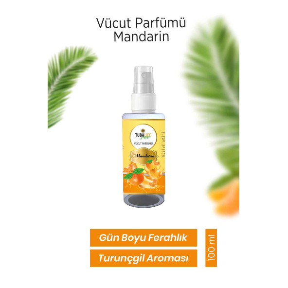 Tubalife Mandarin Unisex Vücut Spreyi 100 ml Body Mist ürün görseli 1