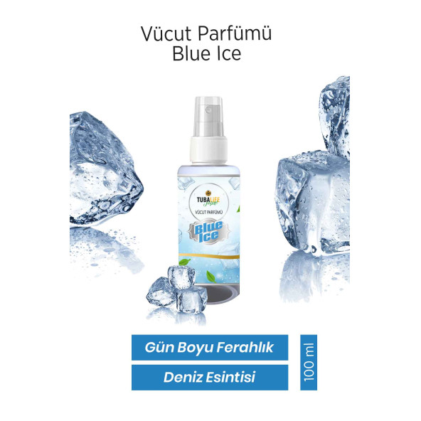 Tubalife Blue Ice Unisex Vücut Spreyi 100 ml Body Mist ürün görseli 1