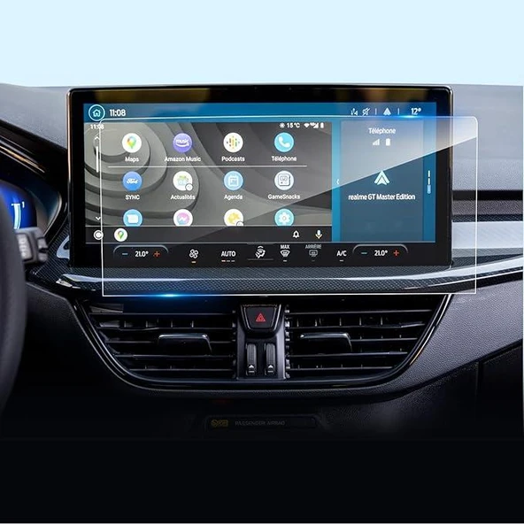 Ford Focus 2022-2024 Model 13.2 inç Navigasyon Multimedya ile Uyumlu 9H Nano Ekran Koruyucu ürün görseli 1