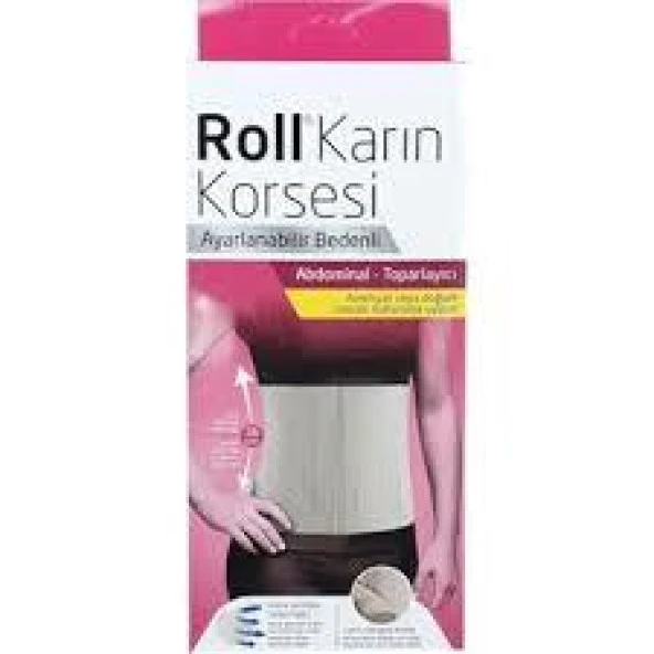 Roll Karın Korsesi Ayarlanabilir Bedenli ürün görseli 1