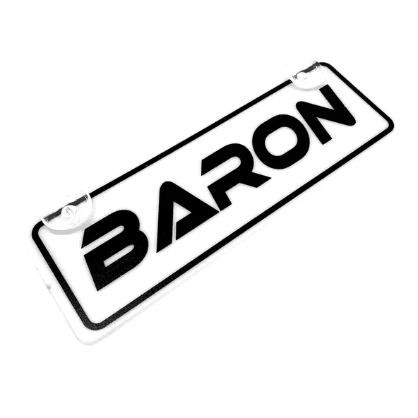 Baron  Yazılı Sök Tak Dekor Plaka ürün görseli 1