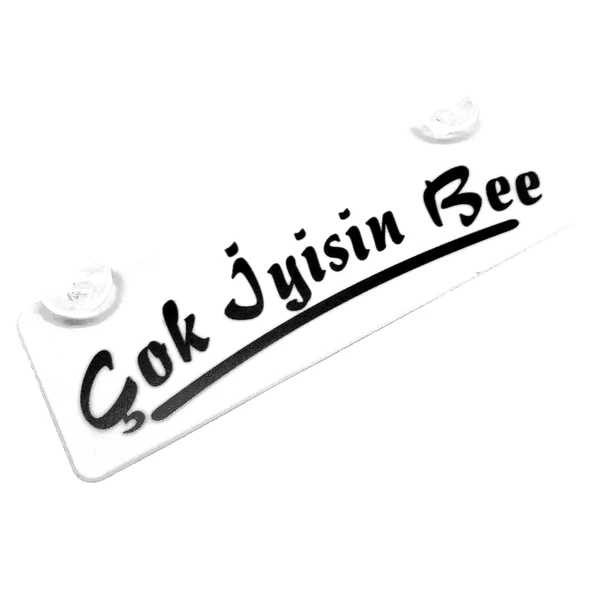Çok İyisin Bee Yazılı Sök Tak Dekor Plaka ürün görseli 1