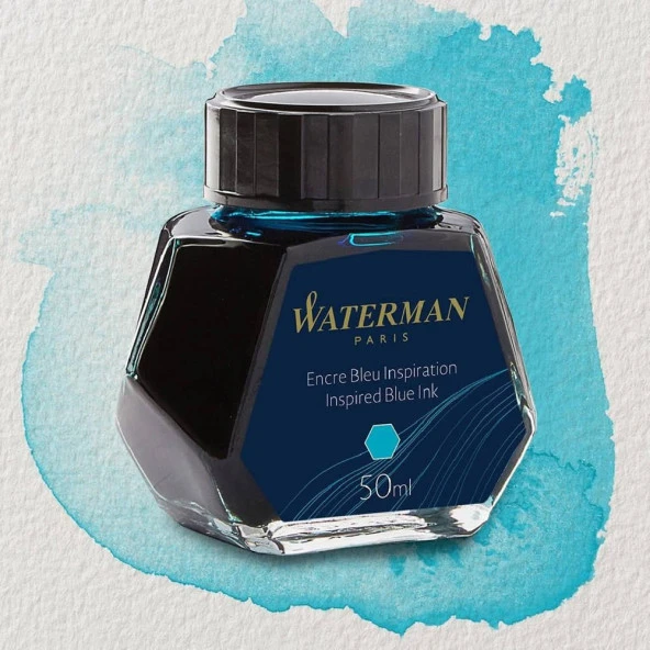 Waterman Dolmakalem Mürekkebi 50 ml Şişe Deniz Mavi ürün görseli 1