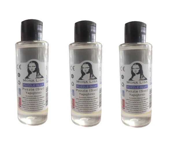 3x70 ml Puzzle Yapıştırıcı Seti (Şeffaf) ürün görseli 1