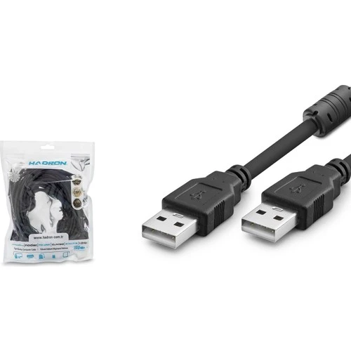 Hadron HDX7522 Kablo USB M/m 5 m Siyah ürün görseli 1