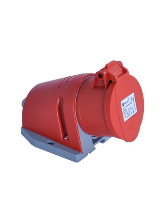 Tp Electric 3122-307-1600 4X16A CEE Norm Duvar Prizi Vidalı IP44 ürün görseli 1