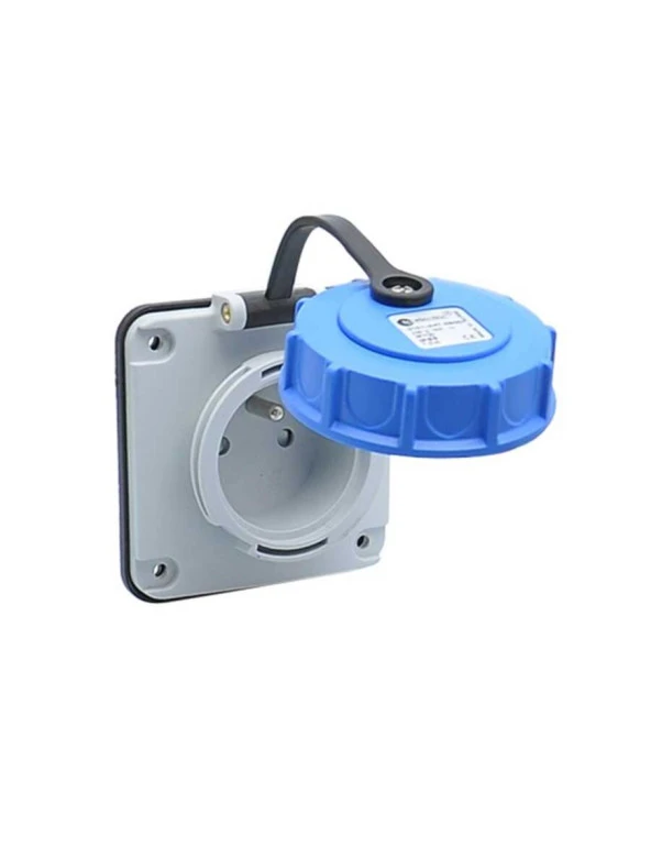 Tp Electric 3101-377-0900 1X16A Makine Prizi Fransız Tipi Çocuk Korumalı IP68 Vidalı ürün görseli 1