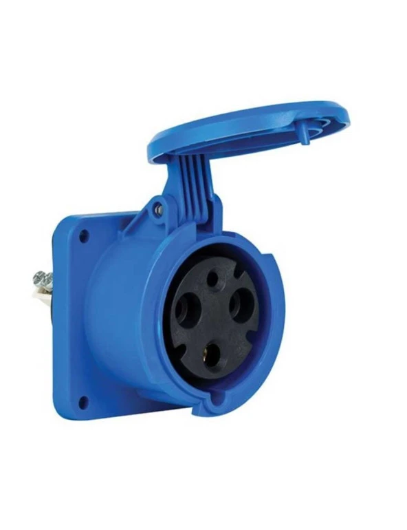 Mete Enerji 406526 3X63A IP44 Makine Prizi -Düz- 220 V ürün görseli 1