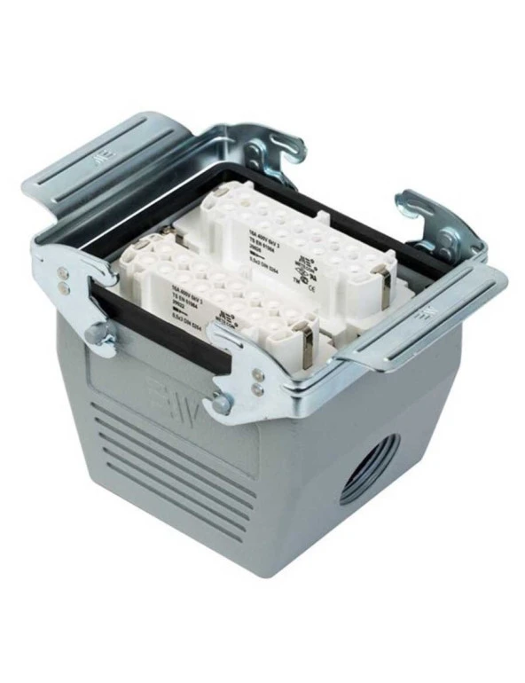 Mete Enerji 403057S 32X16A Çoklu Uzatma Prizi Metal Mandallı Contalı Yan Gir 400 V ürün görseli 1