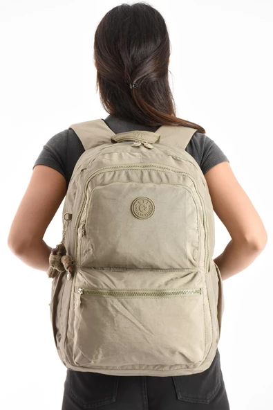 571 collections Ultra Hafif Sırt Çantası Okul Seyahat Unisex Vizon (Model: 571-1C) ürün görseli 1