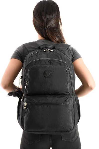 571 collections Ultra Hafif Sırt Çantası Okul Seyahat Unisex Siyah (Model: 571-1C) ürün görseli 1