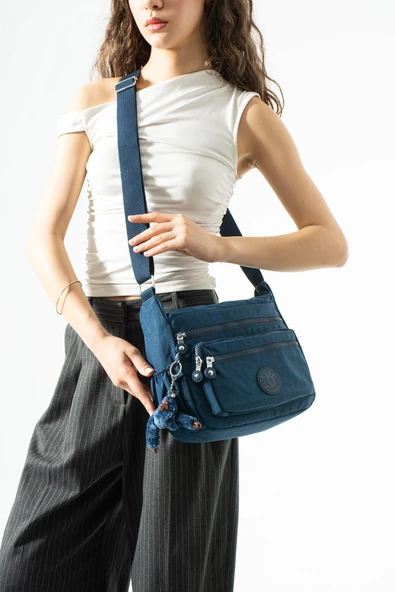 571 collections Çapraz Askılı Ultra Hafif Çok Cepli Bayan Omuz Çantası Laci (Model: 571-6A) ürün görseli 1